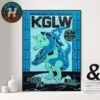 King Gizzard And the Lizard Wizard On May 18th 19th And 20th Green Gator Poster In Lisbon Portugal Coliseu dos Recreios Home Decor Poster Canvas