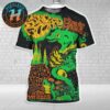 King Gizzard And the Lizard Wizard Orange Snake Poster On May 23 24 25 At Plaza Mayor de El Poble Espanyol In Barcelona Spain 3D Shirt