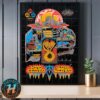 King Gizzard And the Lizard Wizard On May 18th 19th And 20th Green Gator Poster In Lisbon Portugal Coliseu dos Recreios Home Decor Poster Canvas