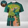 King Gizzard And the Lizard Wizard On June 8th 9th And 10th 2025 Orange Fish Music Poster At Ancient Theatre In Plovdiv Bulgaria All Over Print Shirt
