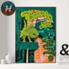 King Gizzard And the Lizard Wizard On June 8th 9th And 10th 2025 Orange Fish Music Poster At Ancient Theatre In Plovdiv Bulgaria Poster Canvas
