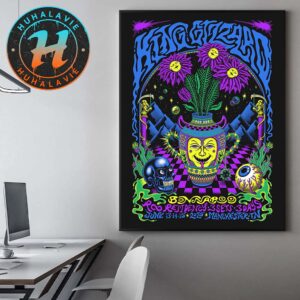 King Gizzard And the Lizard Wizard Roo Residency Concert Poster In Manchester TN On June 13 14 15 2025 Home Decor Poster Canvas