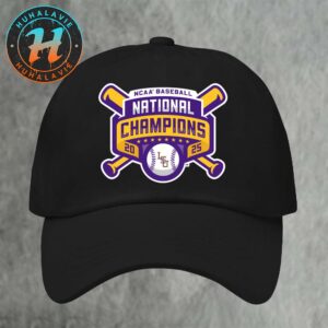 LSU Tigers 2025 NCAA Baseball Mens College World Series Champions Logo Classic Cap Snapback Hat