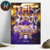 LSU Tigers Baseball 8th National Championship MCWS Champions 2025 NCAA Division I Home Decor Poster Canvas