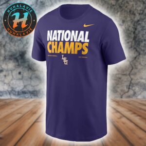 LSU Tigers x Nike 2025 NCAA Baseball Men’s College World Series Champions Unisex T-Shirt