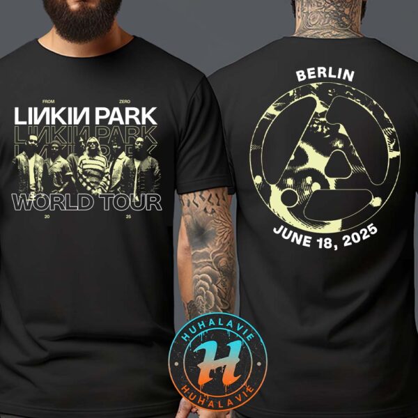 Linkin Park Berlin Germany From Zero World Tour 2025 Tee On June 18 At Olympiastadion Two Sided Classic T-Shirt