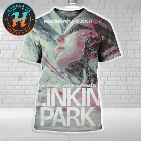 Linkin Park Berlin Germany Music Poster On June 18 2025 At Olympiastadion FZ World Tour 2025 All Over Print Shirt