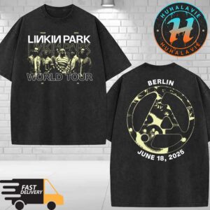 Linkin Park Berlin Germany Tee On June 18 At Olympiastadion From Zero World Tour 2025 Washed T-Shirt