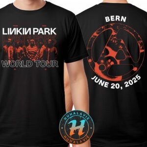 Linkin Park Bern Switzerland Exclusive Tee At Bernexpo On June 20 From Zero World Tour 2025 Two Sided Print T-Shirt