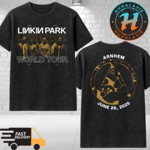 Linkin Park From Zero World Tour 2025 In Arnhem Netherlands Exclusive Tee On June 26th At Gelredome Washed T-Shirt