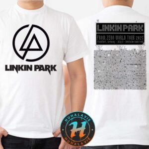 Linkin Park From Zero World Tour 2025 In Frankfurt Germany Night 1 Poster Art By Eric Nakamura At Deutsche Bank Park On July 8th Unisex T-Shirt