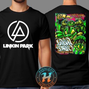 Linkin Park From Zero World Tour 2025 In Milan Italy Gig Poster At I-DAYS Festival On June 24th Art By Urban Aztek Unisex T-Shirt