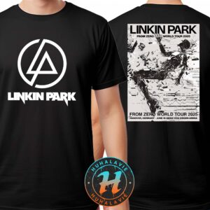 Linkin Park Hanover Germany Concert Poster By PJ Richardson At Heinz-Von-Heiden Arena On June 16th From Zero World Tour 2025 T-Shirt