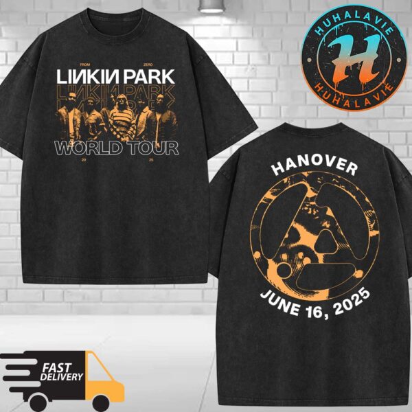 Linkin Park Hanover Germany Exclusive At Heinz-Von-Heiden Arena On June 16th FZ Tour 2025 Washed T-Shirt