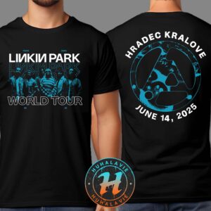 Linkin Park Hradec Kralove Merchandise In Czech Republic On June 14 From Zero World Tour 2025 Black Unisex T-Shirt