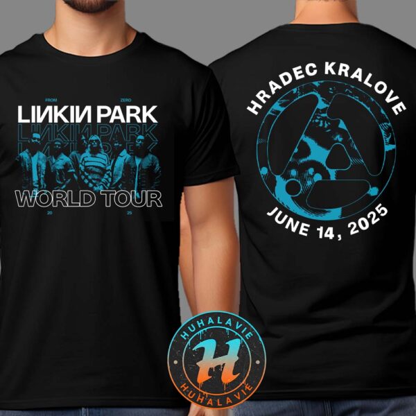 Linkin Park Hradec Kralove Merchandise In Czech Republic On June 14 From Zero World Tour 2025 Black Unisex T-Shirt
