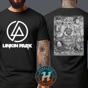 Linkin Park In Frankfurt Germany Night 2 Poster Art By Fadnat At Deutsche Bank Park On July 9th From Zero World Tour 2025 T-Shirt