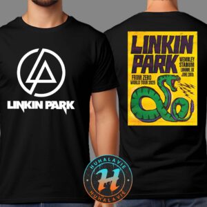 Linkin Park London UK Show Poster By Paul Insect At Wembley Stadium On June 28th From Zero World Tour 2025 Classic T-Shirt