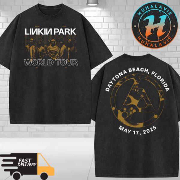 Linkin Park May 17 From Zero World Tour 2025 Daytona Beach Florida Tee Washed T-Shirt