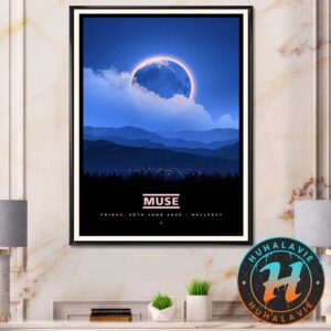 MUSE Poster Hellfest Open Air Festival In Clisson France On June 20th 2025 Art By Simon Marchner Home Decor Poster Canvas