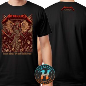 Metallica Atlanta Georgia Merch Tee Dave Quiggle M72 ATL At Mercedes-Benz Stadium On June 3 2025 Two Sided Print Unisex T-Shirt
