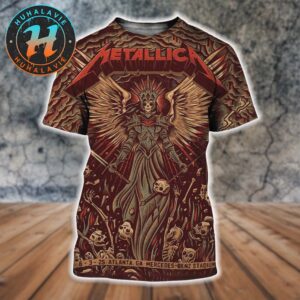 Metallica Atlanta Georgia Tonight Show Poster By Dave Quiggle M72 ATL At Mercedes-Benz Stadium On June 3 2025 All Over Print Shirt