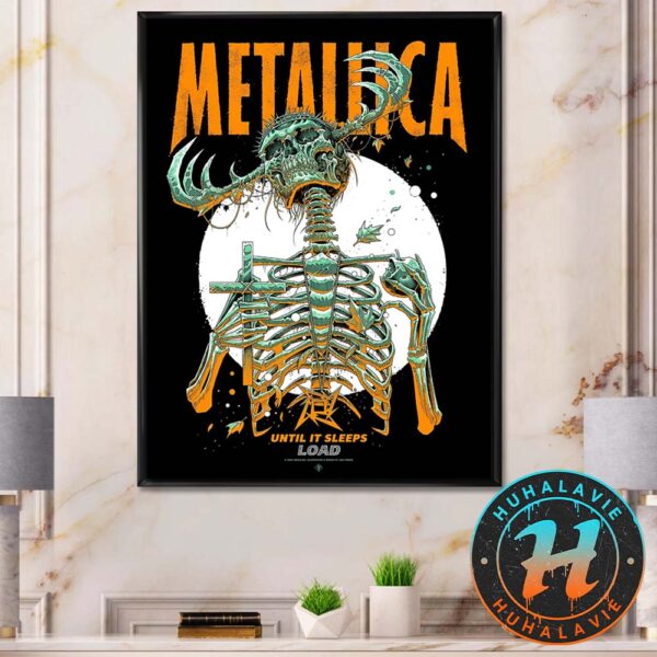 Metallica Commemorate Load Until It Sleeps Poster By Luke Preece Home Decor Poster Canvas