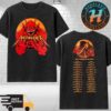 ACDC Prague Czech Republic Merch Tee At Airport Letnany On June 26th PWR UP Europe Tour 2025 Washed T-Shirt