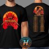 ACDC Prague Czech Republic PWR UP Tour 2025 At Airport Letnany On June 26th Two Sided Print T-Shirt