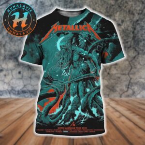 Metallica Ken Taylor Exclusive M72 Tampa Pop-Up Shop Poster For Tampa Florida At Raymond James Stadium On June 6 And 8 2025 All Over Print Shirt