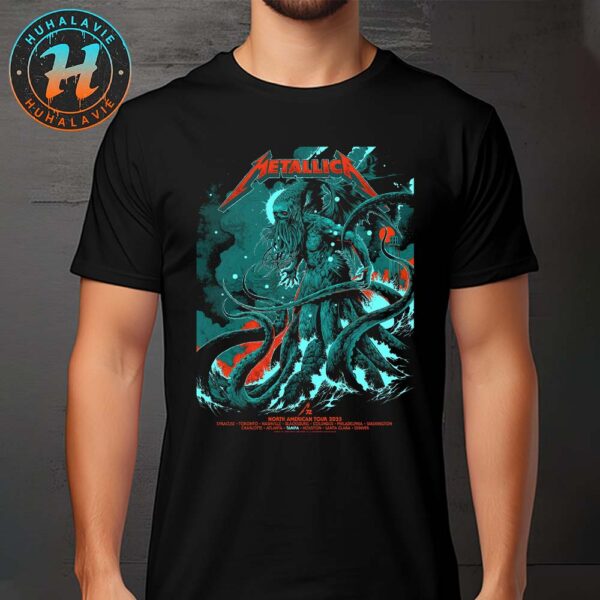 Metallica Ken Taylor Exclusive M72 Tampa Pop-Up Shop Poster For Tampa Florida At Raymond James Stadium On June 6 And 8 2025 Classic T-Shirt