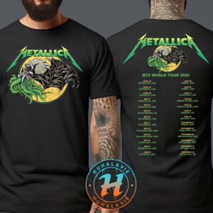 Metallica Ktulu Tee Exclusive M72 World Tour 2025 Dates List Two Sided Print Unisex T-Shirt