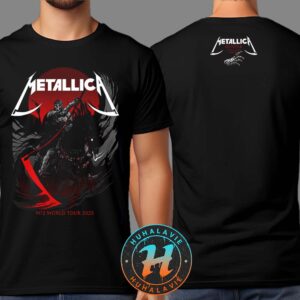 Metallica M72 Denver 2025 Pop-Up Shop Merch Tee Denver Colorado In Empower Field at Mile High On June 27 And 29 2025 Two Sided Print T-Shirt