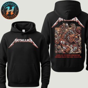 Metallica M72 Denver Night 1 Hoodie Merch For Denver Colorado In Empower Field at Mile High On June 27th 2025 Two Sided Print Hoodie T-Shirt
