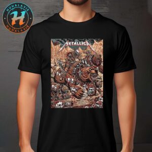 Metallica M72 Denver Night 1 Poster By Juan Ma Orozco For Denver Colorado In Empower Field at Mile High On June 27th World Tour 2025 Unisex T-Shirt