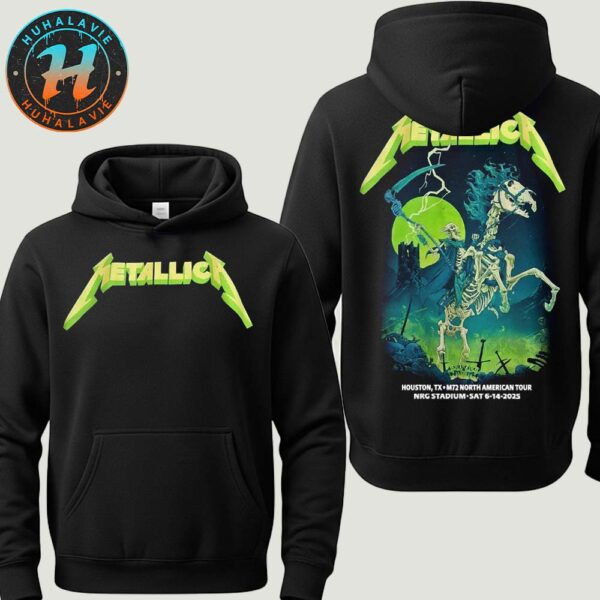 Metallica M72 Houston Merch Hoodie In Houston Texas At NRG Stadium On June 14 2025 Hoodie Classic T-Shirt