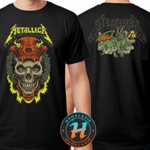 Metallica M72 PitchGrim Crown Merch Tee M72 World Tour Two Sided Print Unisex T-Shirt