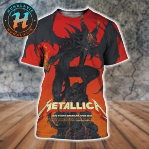 Metallica M72 Santa Clara Pop-Up Shop Poster By Vance Kelly In Santa Clara California At Levis Stadium On June 20 And 22 Tour 2025 All Over Print Shirt