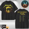 Metallica M72 Ktulu 2025 World Tour Dates List Kicks Off On April 19 In Syracuse US Two Sided Washed T-Shirt