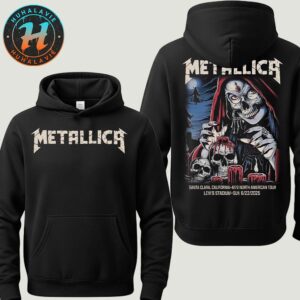 Metallica Night 2 Merch Hoodie M72 Santa Clara 2025 Art By Brandon HeartShow In Santa Clara At Levi’s Stadium On June 22nd T-Shirt Hoodie
