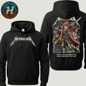 Metallica Tampa Florida Night 1 Hoodie Exclusive For M72 Tampa At Raymond James Stadium On June 6 Tour 2025 Hoodie Sweatshirt Print T-Shirt