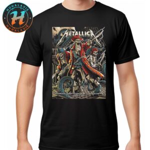 Metallica Tonight In Tampa Florida Night 1 Poster By Andrew Cremeans Show M72 Tampa At Raymond James Stadium On June 6 2025 Unisex T-Shirt