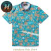 NFL Minnesota Vikings Helmet With Logo Pattern Throwback Vacation Collection Polo Shirt