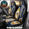 Oklahoma City Thunder NBA Pattern Logo Black Background Car Seat Covers