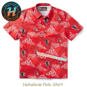 NFL Atlanta Falcons Throwback Collection 2025 Polo Shirt