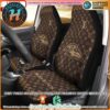 Baltimore Ravens NFL x Gucci Luxury Logo Pattern Car Seat Covers