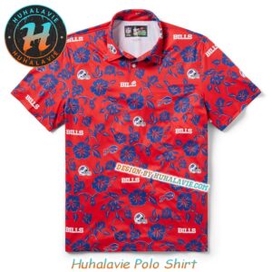 NFL Buffalo Bills Branded Helmet With Pattern Overlay Pua Gift For Fan Sport Polo Shirt