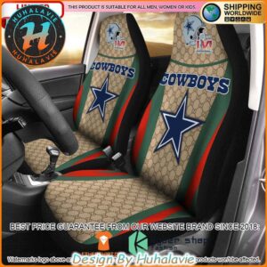 NFL Dallas Cowboys Gucci Luxury Car Seat Covers