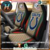 Indianapolis Colts NFL x Louis Vuitton Luxury Pattern Car Seat Covers