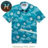 Miami Dolphins NFL Floral Pattern With Leaf Motif Pua Gift For Fan Sport Polo Shirt